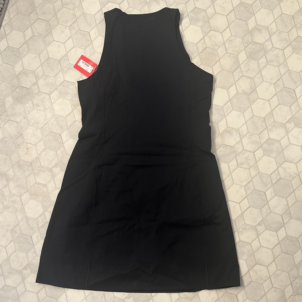 Zip Front Racerback Dress
